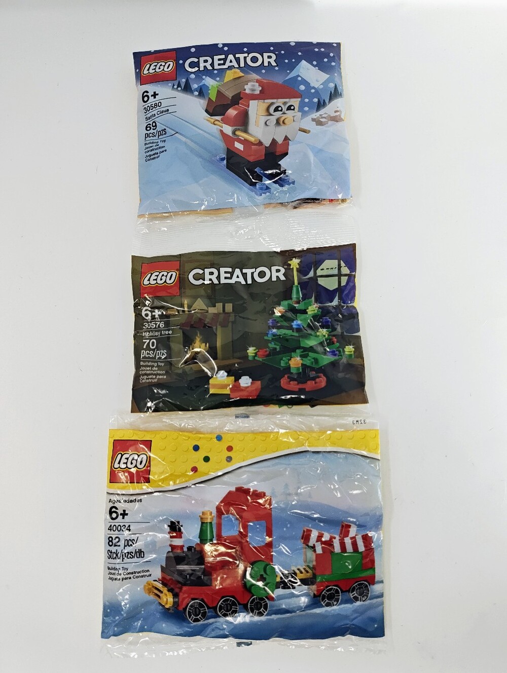 Lego creator Christmas Collection. Lot Of 3
